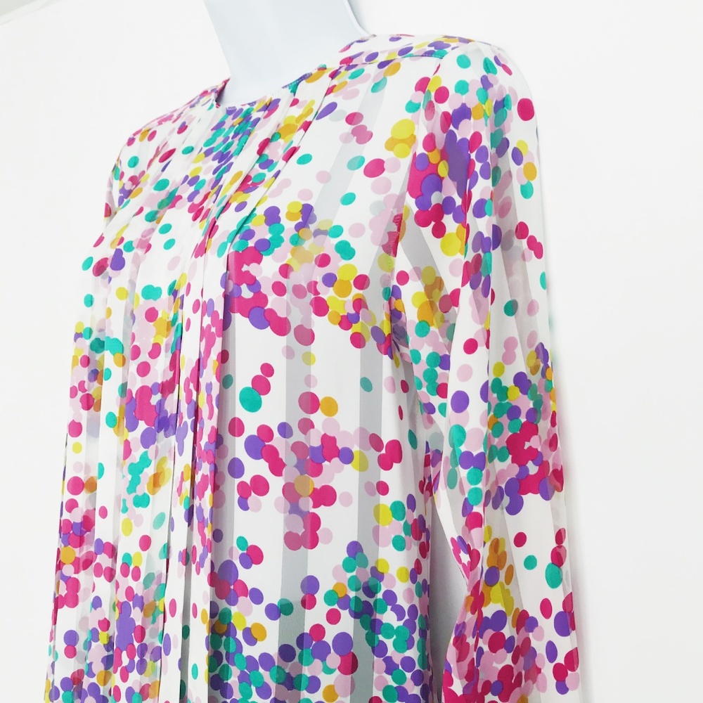 Nicola Vintage Polka Dot Blouse - Picture 2 of 8